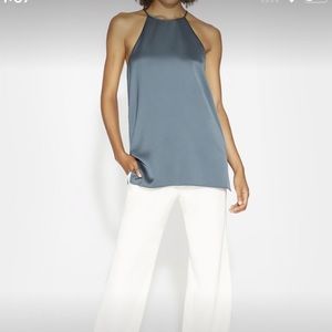 Halston heritage satin cami top